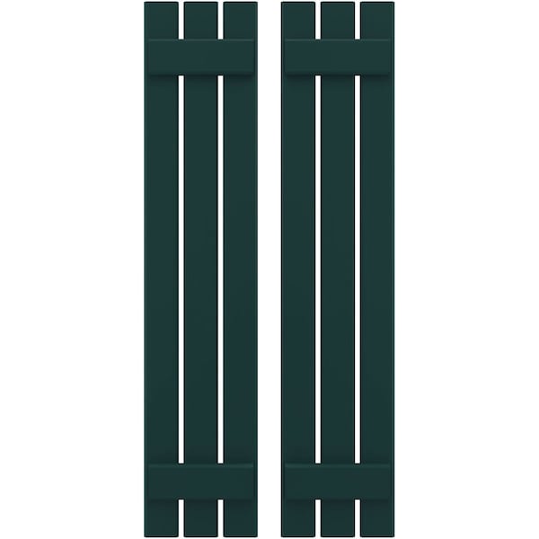 Ekena Millwork Americraft 3-Board, 2 Batten Exterior Real Wood Spaced Board-n-Batten Shutters, ARW101SB311X77FGH, PR ARW101SB311X77FGH - main